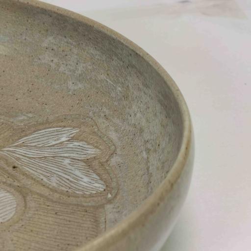 Etched floral bowl - image 4