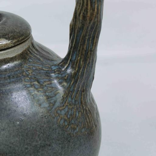 Dusky blue teapot - image 4