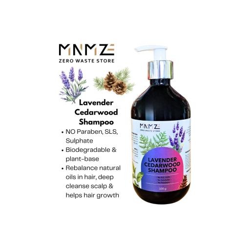 Lavender Cedarwood Shampoo (SLS & Paraben FREE) 1 kg / 500g - image 1