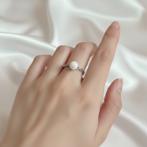 Melanie Minimalist Breast Milk Ring - image 5