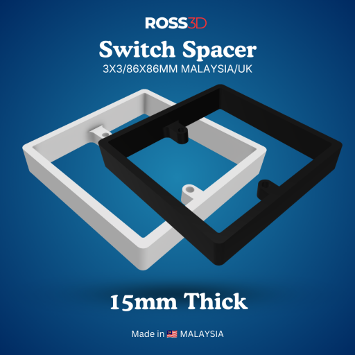 Switch Spacer (UK/Malaysia Type) - Single Gang (86mm x 86mm) - image 5