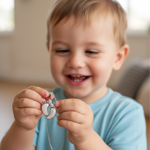Journey of Love Footprint Pendant - image 2