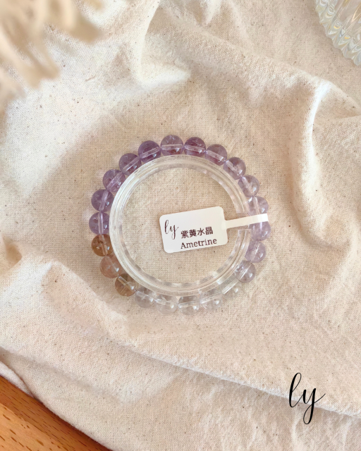 Ametrine Crystal Bracelet | 紫黄晶素圈 - image 7
