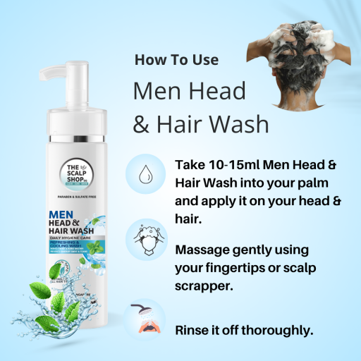 MEN HEAD & HAIR WASH 150ML - image 2