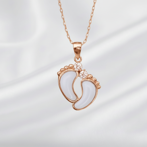 Journey of Love Footprint Pendant - image 1