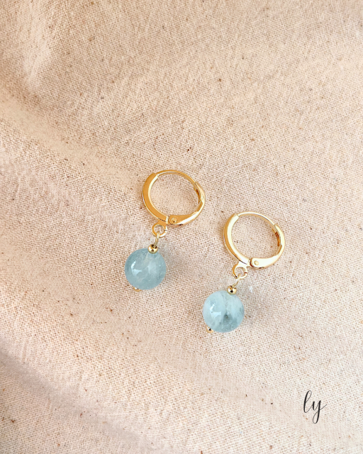 Aquamarine Earring · 海蓝宝耳钩 - image 5