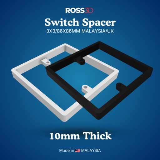 Switch Spacer (UK/Malaysia Type) - Single Gang (86mm x 86mm) - image 4