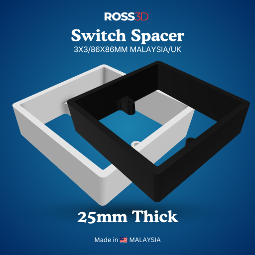 Switch Spacer (UK/Malaysia Type) - Single Gang (86mm x 86mm) - image 7
