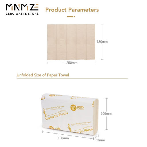 Bamboo Pulp Paper Towels | Multipurpose - image 3