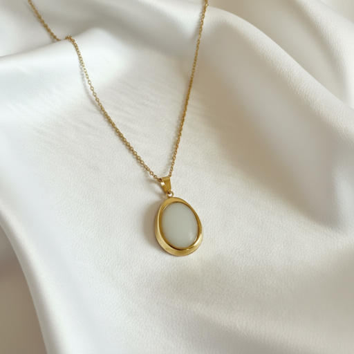 Dion Oval Luxe Pendant - image 2