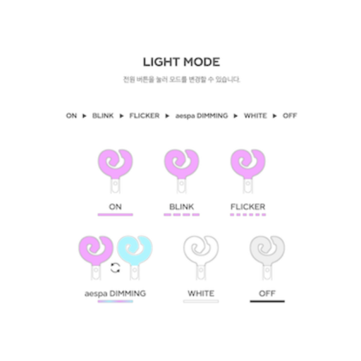 aespa MINI FANLIGHT KEYRING ver.2 - image 3