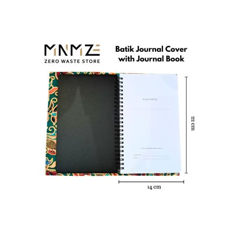 Batik Journal Cover with Journal Book - image 2