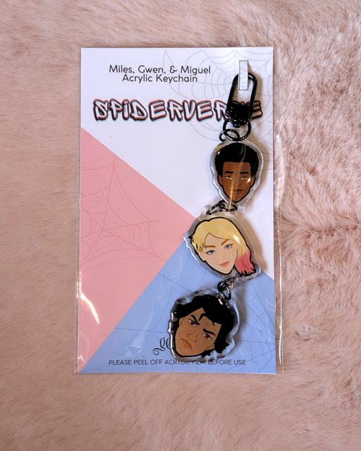 Spiderverse Connecting Acrylic Keychains - image 2