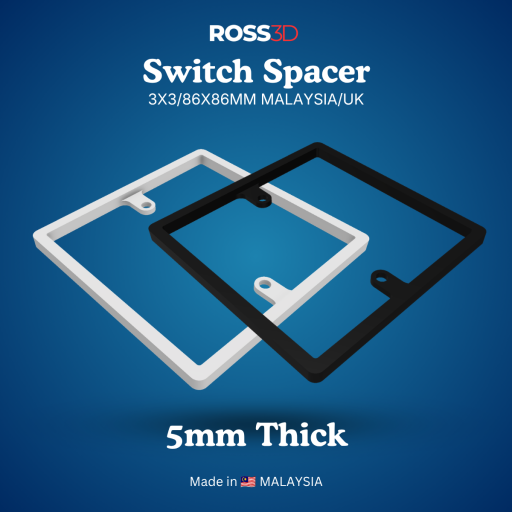 Switch Spacer (UK/Malaysia Type) - Single Gang (86mm x 86mm) - image 3
