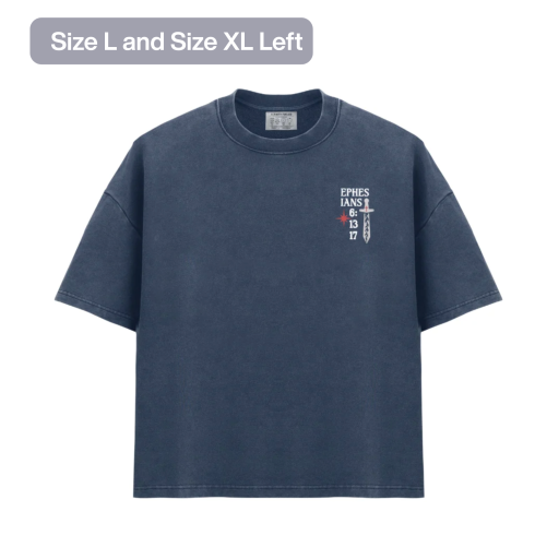 ARMOUR OF GOD (BLUE WASHED - OVERSIZED) - image 2