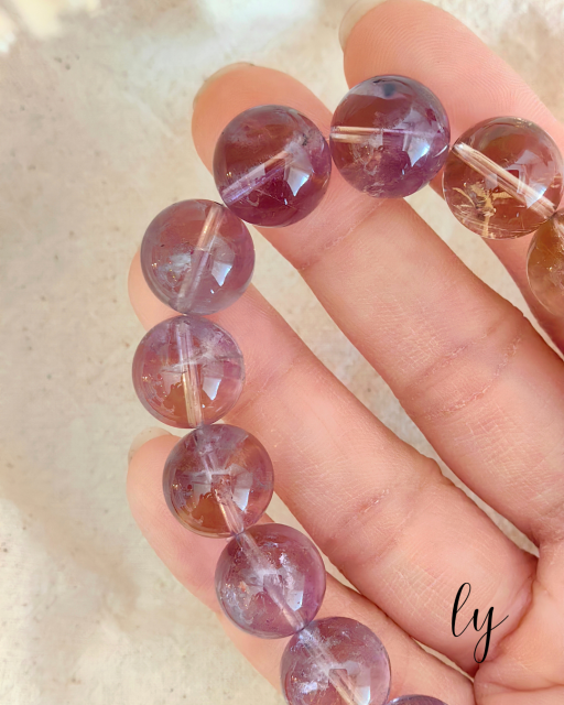 Ametrine Crystal Bracelet | 紫黄晶素圈 - image 3
