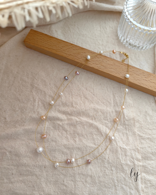 满天星珍珠项链 ｜Pearl Necklace - image 4