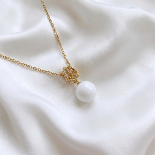Lynn Infinite Bow Pendant - image 1