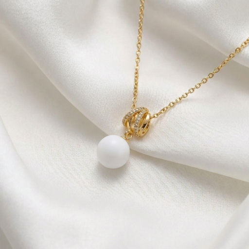 Lynn Infinite Bow Pendant - image 2