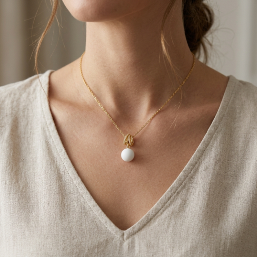 Lynn Infinite Bow Pendant - image 4