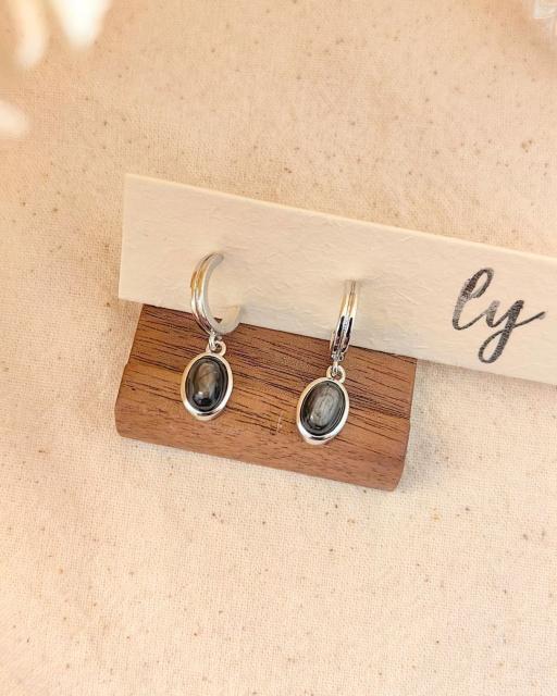 Hypersthene Earrings Collection · 金运石耳饰系列 - image 2
