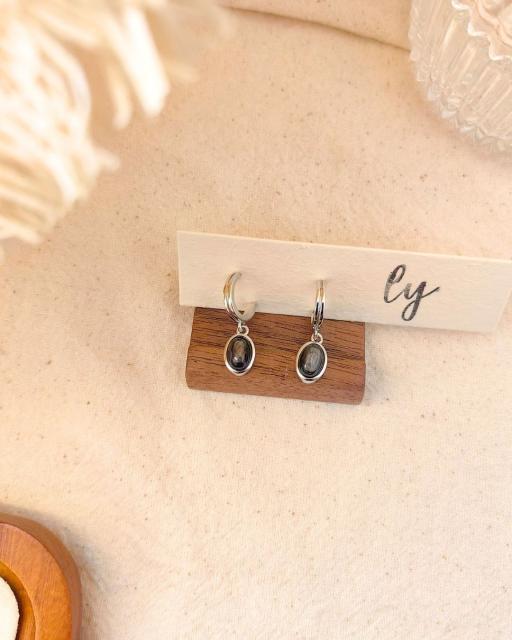 Hypersthene Earrings Collection · 金运石耳饰系列 - image 1