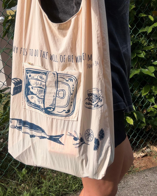 Foldable Pocket Tote Bag - image 2