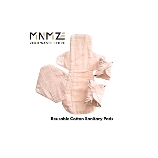 Reusable Cotton Sanitary Pad with Waterproof Layer - image 1