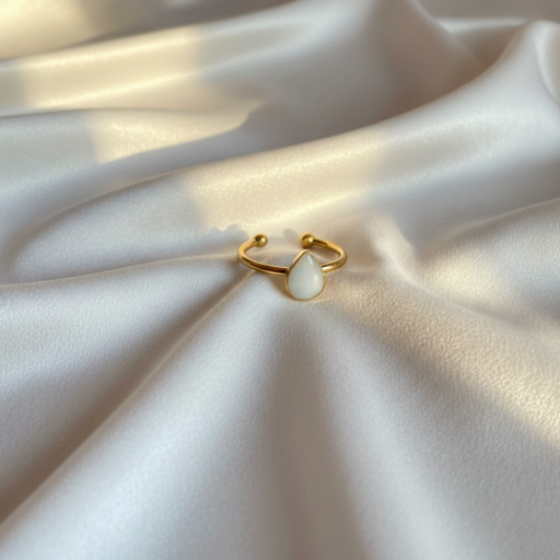 Aurora Tear Of Love Minimalist Ring - image 1