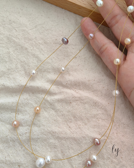 满天星珍珠项链 ｜Pearl Necklace - image 5
