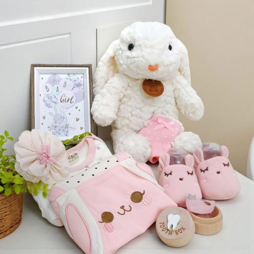 Angeliz Bunny Friend Outing Baby Hamper Cakebox Gift Set 11 Pcs - image 2