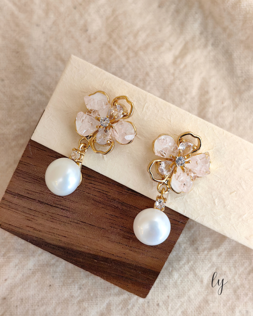 Pearl Earrings Flower Collection · 珍珠耳饰花系列 - image 2
