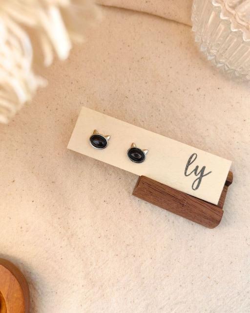 Hypersthene Earrings Collection · 金运石耳饰系列 - image 5