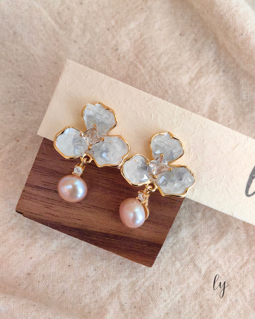 Pearl Earrings Flower Collection · 珍珠耳饰花系列 - image 8