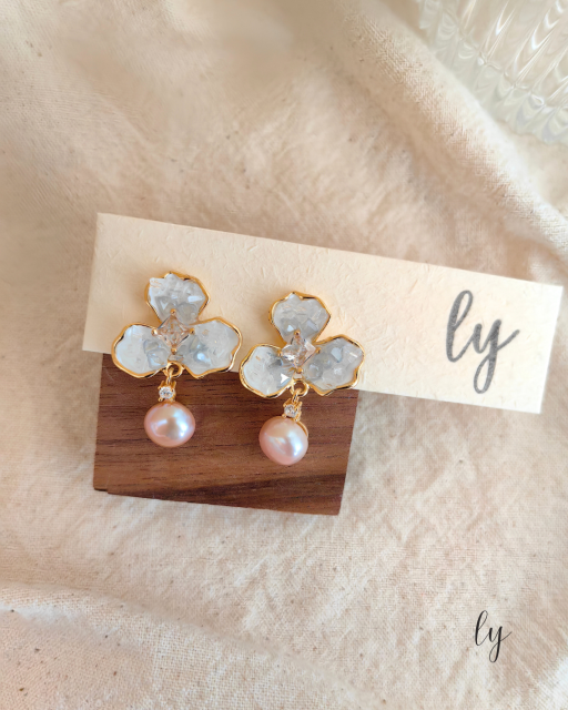 Pearl Earrings Flower Collection · 珍珠耳饰花系列 - image 7