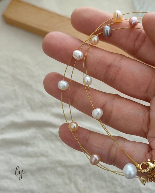 满天星珍珠项链 ｜Pearl Necklace - image 6