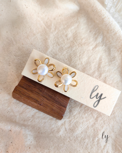 Pearl Earrings Flower Collection · 珍珠耳饰花系列 - image 6