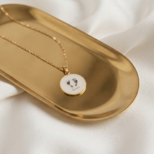 Sunnee Tiny Footprint of Love Pendant - image 2