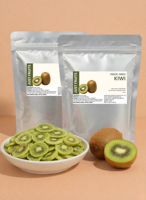 [Just Fruit] Freeze Dried Grand 5 Fruit Collection (Strawberry, dragon fruit, peach, kiwi, coconut) - image 5