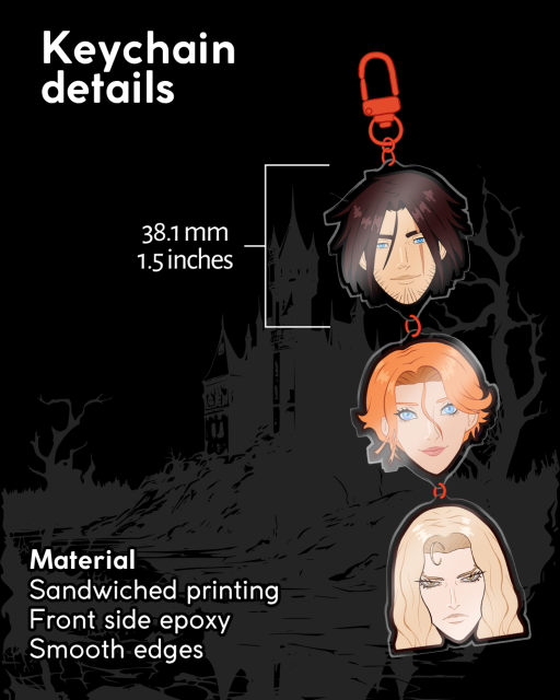 Castlevania Connecting Acrylic Keychains - image 3
