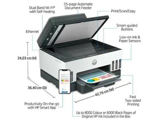 HP Smart Tank 750 Wi-Fi Duplexer AIO - image 5