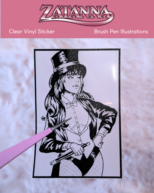 Women of DC Clear Vinyl Stickers - image 5