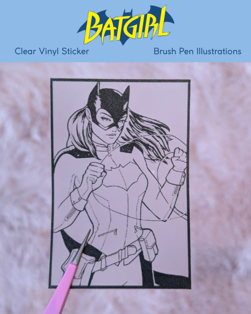 Women of DC Clear Vinyl Stickers - image 4