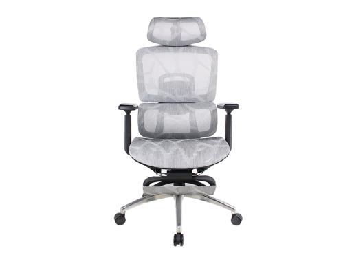 Executive Chair Mesh with Footrest Black - image 2