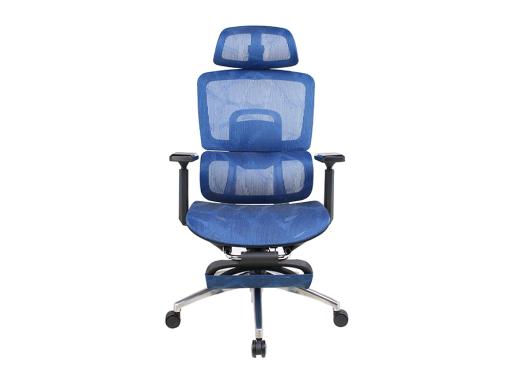 Executive Chair Mesh with Footrest Black - image 4