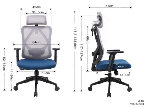 Executive Chair Mesh with 3D Arm Red - image 6