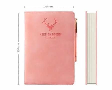 Deer Head Notebook PU Leather Cover Thick NotePad A5 - image 9