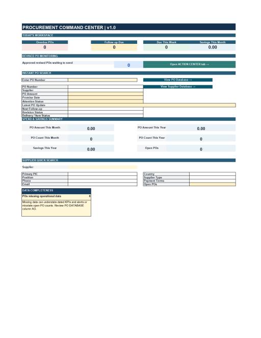 Procurement Command Center (PCC) v1.0 - image 2