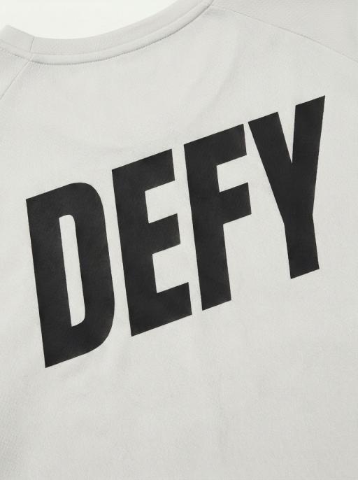 Defy Wear x ASAS Light Grey Tee - image 5