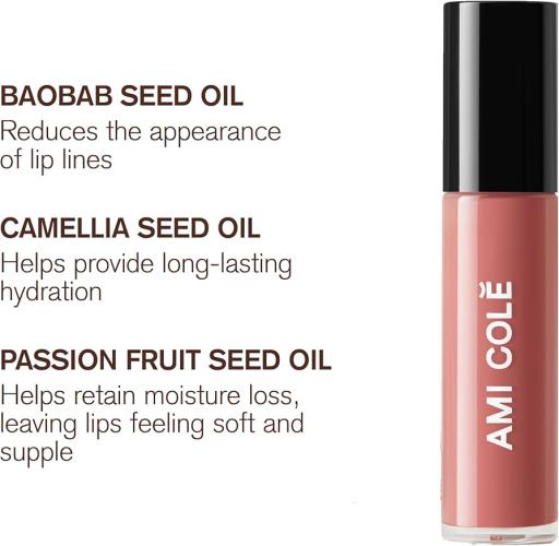 AMI COLE Hydrating Lip Treatment Oil in Bliss (Subtle Light Pink) 4.5ml - image 4